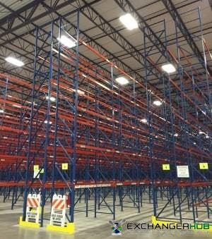Pallet Racks For Sale: Used Structural Frazier Style Racking, 25' - 31' high x 42" Deep with 92" - 104" Beams In Rhode Island - image 1