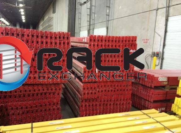 Pallet Racks For Sale: Huge Lot of Unarco Teardrop Rack In New Jersey - image 1
