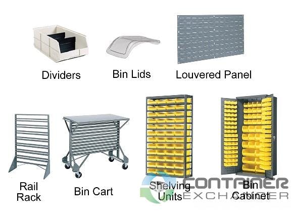 Organizer Bins For Sale: New 33x9x5 Akrobin Stackable Storage Bins with Optional Shelving In Ohio - image 2