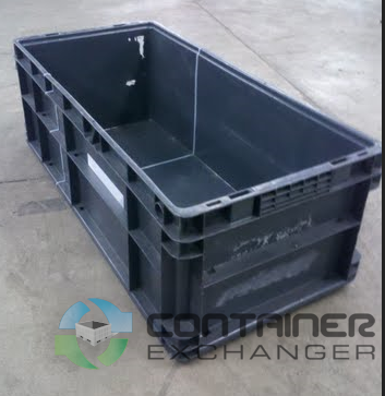Stacking Totes For Sale: Used 32x15x14 Cut/Weld Reinforced Gray Totes In Mississippi - image 1