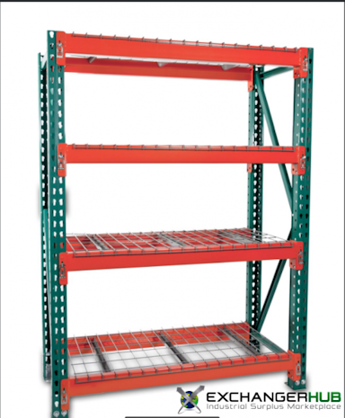 Uprights For Sale: New Pallet Rack Uprights: 48 x 120 x 3 with 8x5 Base Plate; Teardrop Style In South Carolina - image 3