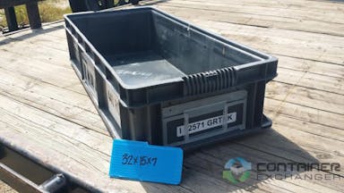 Stacking Totes For Sale: Used 32x15x7 Stacking Totes In Texas - image 1