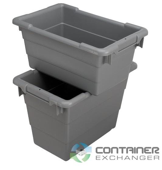 Stack & Nest Totes For Sale: New 24x17x12 Cross-Stack and Nest Totes In Ohio - image 2