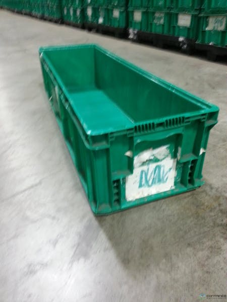 Stacking Totes For Sale: Used 48x15x11 Green Stacking Totes In Mississippi - image 1