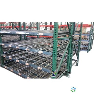 Flow Trays For Sale: Used Carton Flow Racks Unarco and Interlake 96x92 or 96 Wide Nevada In Nevada - image 1