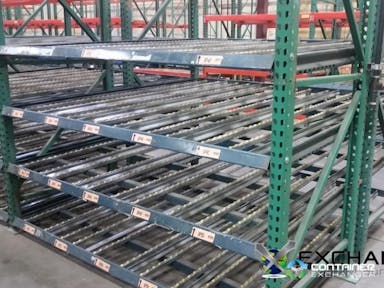 Flow Trays For Sale: Used Carton Flow Racks Unarco and Interlake 96x92 or 96 Wide Nevada In Nevada - image 2
