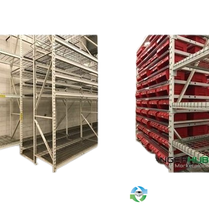 Shelving Systems For Sale: Used T-Bolt Shelving Racks 16x33-52x46-144 Beams New Jersey In New Jersey - image 1