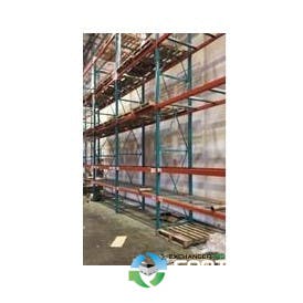 Pallet Racks For Sale: Used Teardrop & New Style Pallet Rack - 42 deep x 20 high, 96 long x 3.5 Beams, Wire Decks & Pallet Supports Texas In Texas - image 1