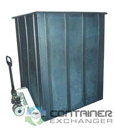Pallet Containers For Sale: New 60x46x72 Rigid Plastic Bulk Bin In New Hampshire - image 1