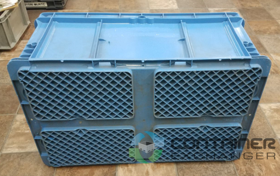 Stacking Totes For Sale: Used 24x15x14 Totes in Blue In Mississippi - image 3