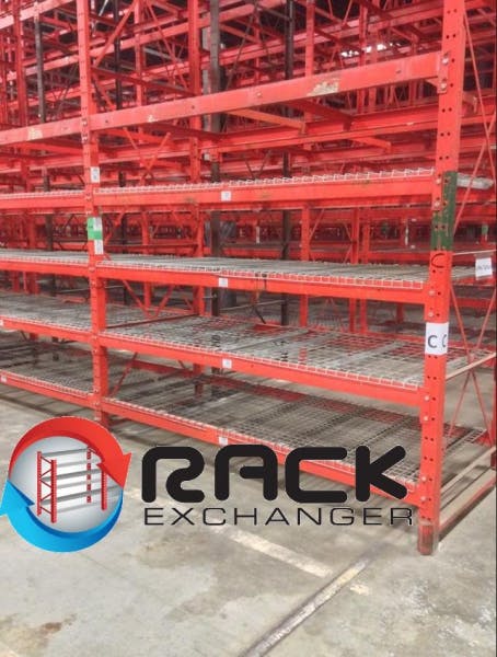 Pallet Racks For Sale: Used Frazier Structural Pallet Rack, 44" Deep, WILL SEPARATE In Rhode Island - image 2