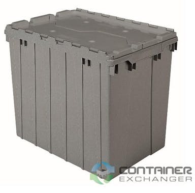 Stack & Nest Totes For Sale: NEW 21.5x15x17 Stack & Nest Totes- Attached Lid In Ohio - image 2