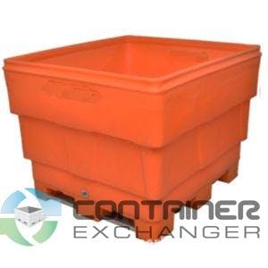 Pallet Containers For Sale: New 48x44x36 Rotatable Bulk Containers, FDA Approved In Indiana - image 1