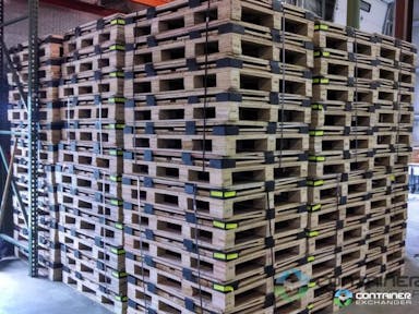 Wood Crates For Sale: Used 48.5x37x27 Collapsible Wood Crates 12.8 Type 02 Heat Treated Michigan In Michigan - image 3