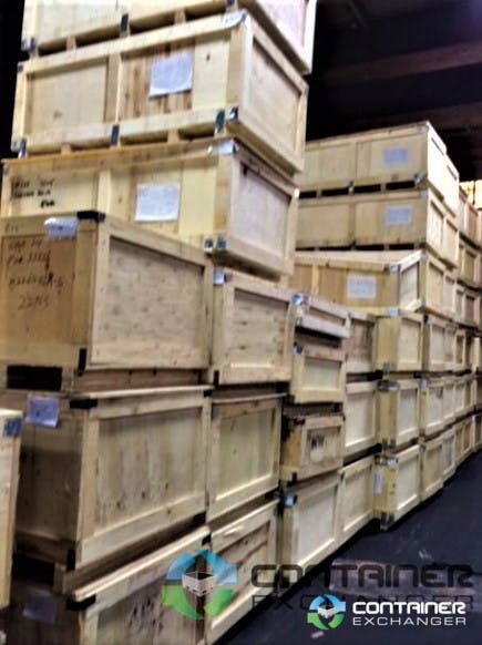 Wooden Shipping Crates for Sale in Bulk For Sale: Used 68x38x28 Wood Crates Ohio In Ohio - image 3