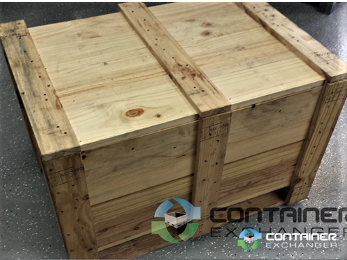 Wooden Shipping Crates for Sale in Bulk For Sale: Used 33x24x23  Wood Crates with Lids  700 lb Capacity Tennessee In Tennessee - image 2