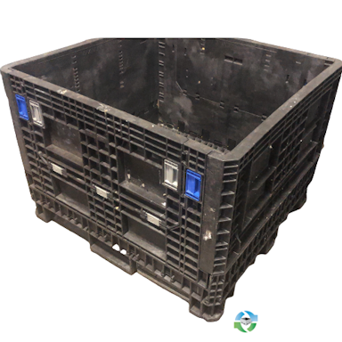 Pallet Containers For Sale: Used 45x48x34 Collapsible Bulk Containers w. Drop Doors - Mixed Colors South Carolina In South Carolina - image 1