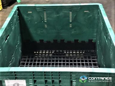 Pallet Containers For Sale: Used 64x48x34 Plastic Bulk Container 2 drop doors South Carolina In South Carolina - image 2
