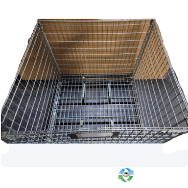 Wire Baskets For Sale: Used 43x39x41 (Outside Dimensions) Collapsible Wire Basket with drop gate (Price listed is for less than 50 pieces) In Tennessee - image 1