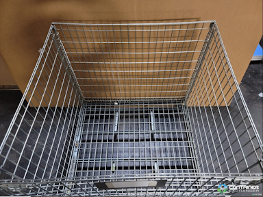 Wire Baskets For Sale: Used 43x39x41 (Outside Dimensions) Collapsible Wire Basket with drop gate (Price listed is for less than 50 pieces) In Tennessee - image 2