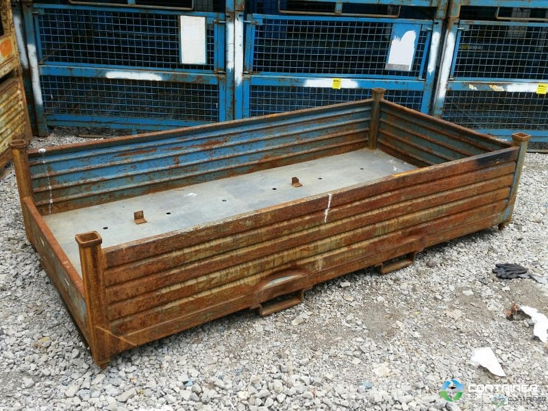 Metal Bins For Sale: Used 96x48x24(Outside Dimensions) Rigid Steel Tub Mississippi In Mississippi - image 2