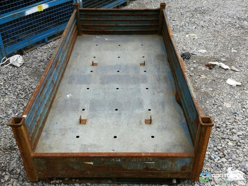 Metal Bins For Sale: Used 96x48x24(Outside Dimensions) Rigid Steel Tub Mississippi In Mississippi - image 3