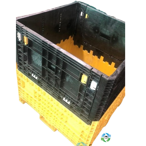 Pallet Containers For Sale: Used 45x48x50 Collapsible Bulk Containers w. Drop Doors South Carolina In South Carolina - image 1