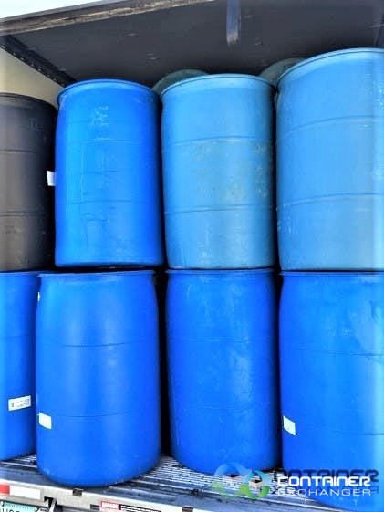 Drums For Sale: Used 55 Gallon Plastic Drums Closed Top Non Food Grade- Michigan In Michigan - image 2