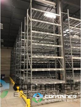 Shelving Systems For Sale: Used Equipto Light Duty Racking - 16x36 Wire Decking New Jersey In New Jersey - image 3