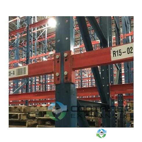 Pallet Racks For Sale: 800 Sections of Used Structural Rack 42 deep x 31 high C3x100 Beams New Jersey In New Jersey - image 1