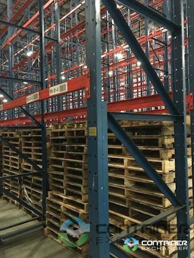 Pallet Racks For Sale: 800 Sections of Used Structural Rack 42 deep x 31 high C3x100 Beams New Jersey In New Jersey - image 3