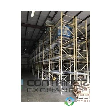 Pallet Racks For Sale: Used 16x42 + 20x48 Pallet Racking w 96" beams and decks, Take All Price Florida In Florida - image 1