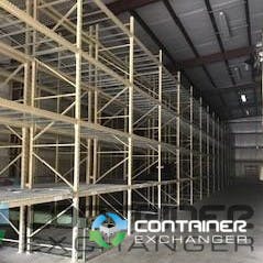 Pallet Racks For Sale: Used 16x42 + 20x48 Pallet Racking w 96" beams and decks, Take All Price Florida In Florida - image 3