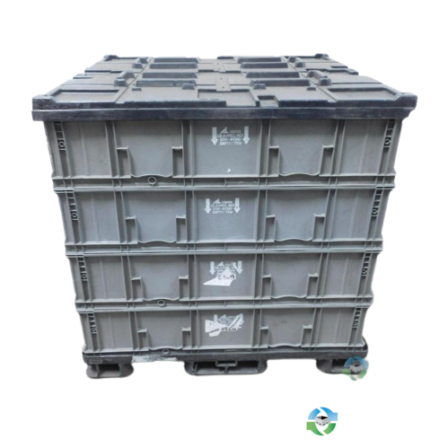 Stack & Nest Totes For Sale: USED 48x15x11 Straight Wall Solid-Stackable  Containers SO4815-11 Texas In Texas - image 1