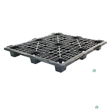 Plastic Pallets For Sale: New 48x40x5.1 Nestable Mid Duty Plastic Pallets with Safety Rim Michigan In Michigan - image 1