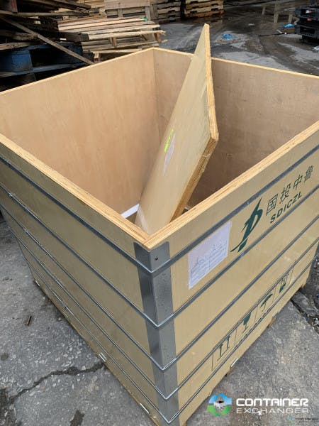 Wood Crates For Sale: Used 46x43.5x43 Wood Crates Illinois In Illinois - image 2