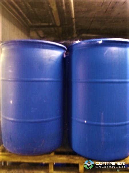 Drums For Sale: Used 55 Gallon Closed Top Plastic Drums Previous NON Food Grade Ohio In Ohio - image 2