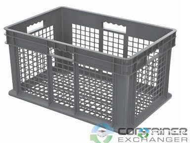 Stacking Totes For Sale: New 24x16x12 Stacking Totes Ventilated Mesh Sides & Mesh Bottom Ohio In Ohio - image 2