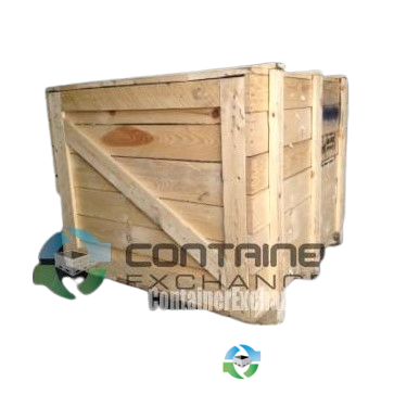 Wooden Shipping Crates for Sale in Bulk For Sale: Used 44x36x33 Wood Crates Heat Treated Stamped ISPM 15 Compliant Ohio In Ohio - image 1
