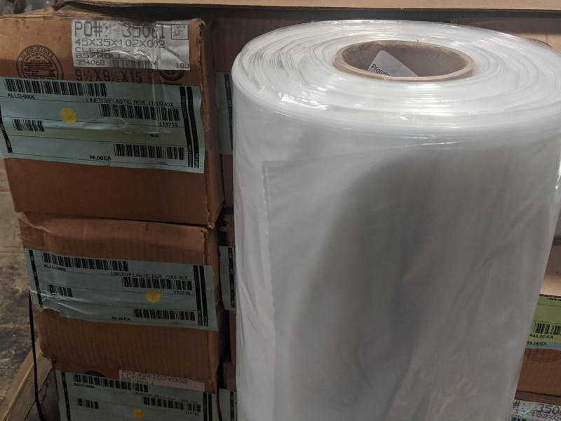 Gaylord Boxes For Sale: Poly Liners for Gaylord Boxes 85/roll In Virginia - image 1