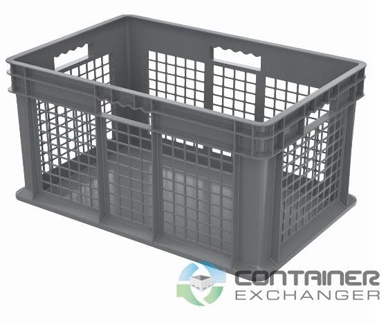 Stacking Totes For Sale: New 24x16x12 Stacking Totes Mesh Sides & Solid Bottom In Ohio - image 2