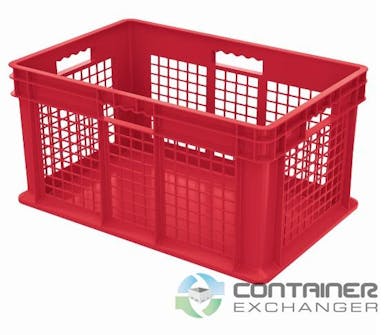 Stacking Totes For Sale: New 24x16x12 Stacking Totes Mesh Sides & Solid Bottom In Ohio - image 1