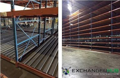 Pallet Racks For Sale: Used Structural Racks, good for furniture, carpet: 60" deep x 28', 78" deep x 28', C4" x 144" Beams & Pallet Supports In New Jersey - image 2