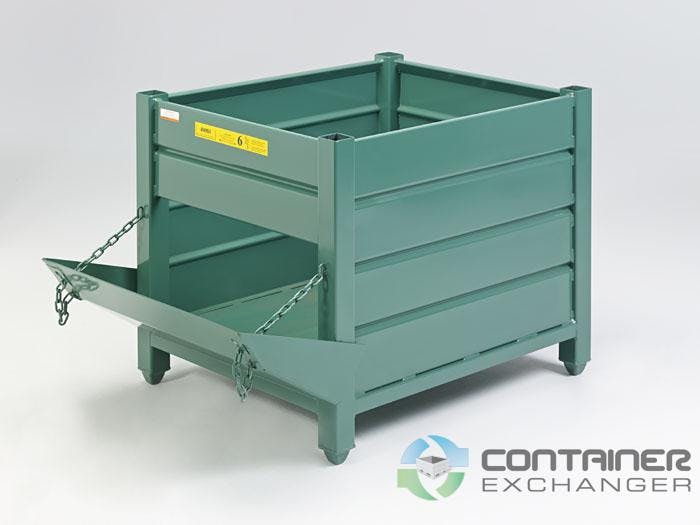 Metal Bins For Sale: New WorkingTainers 44x36x30 Metal Bin with Parts Chute Access Gate In Wisconsin - image 1