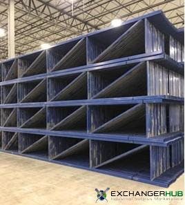 Uprights For Sale: Used 36" x 25' with 3" x 3" column Uprights, TEARDROP In New Jersey - image 1