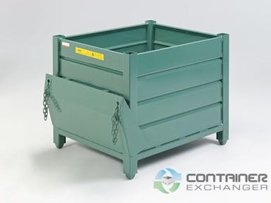 Metal Bins For Sale: New WorkingTainers 44x36x30 Metal Bin with Parts Chute Access Gate In Wisconsin - image 2