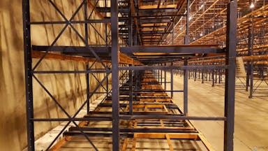 Push-Back Racks For Sale: 2 deep push back, 2 to 6 levels, 96" wide bays, 26' high uprights, 12,000 pallet positions In null - image 3