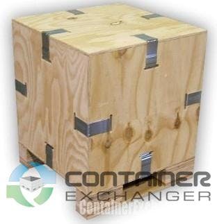 Wooden Shipping Crates for Sale in Bulk For Sale: New 22x22x23 Collapsible Wood Crates In South Carolina - image 2
