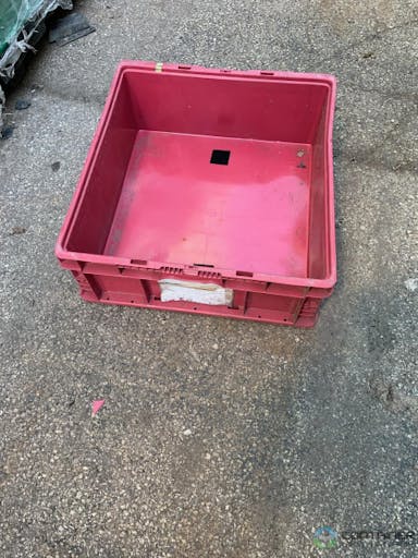 Stacking Totes For Sale: Used RED 24x22x9 stacking Totes OH In Ohio - image 1