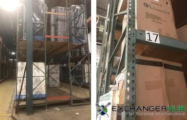 Pallet Racks For Sale: Used 46" x 21' tall Pallet Rack System with 141" Beams In New Jersey - image 1